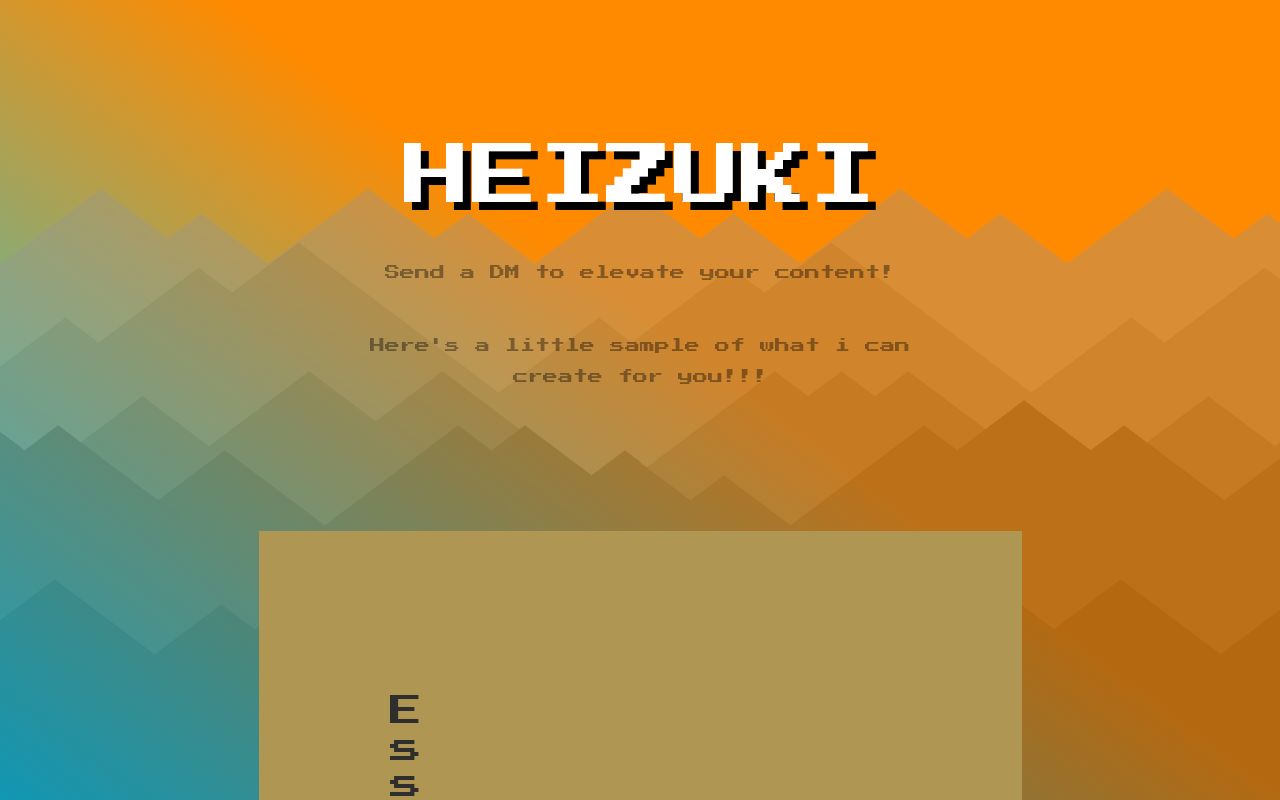 Carrd profile picture for @heizuki